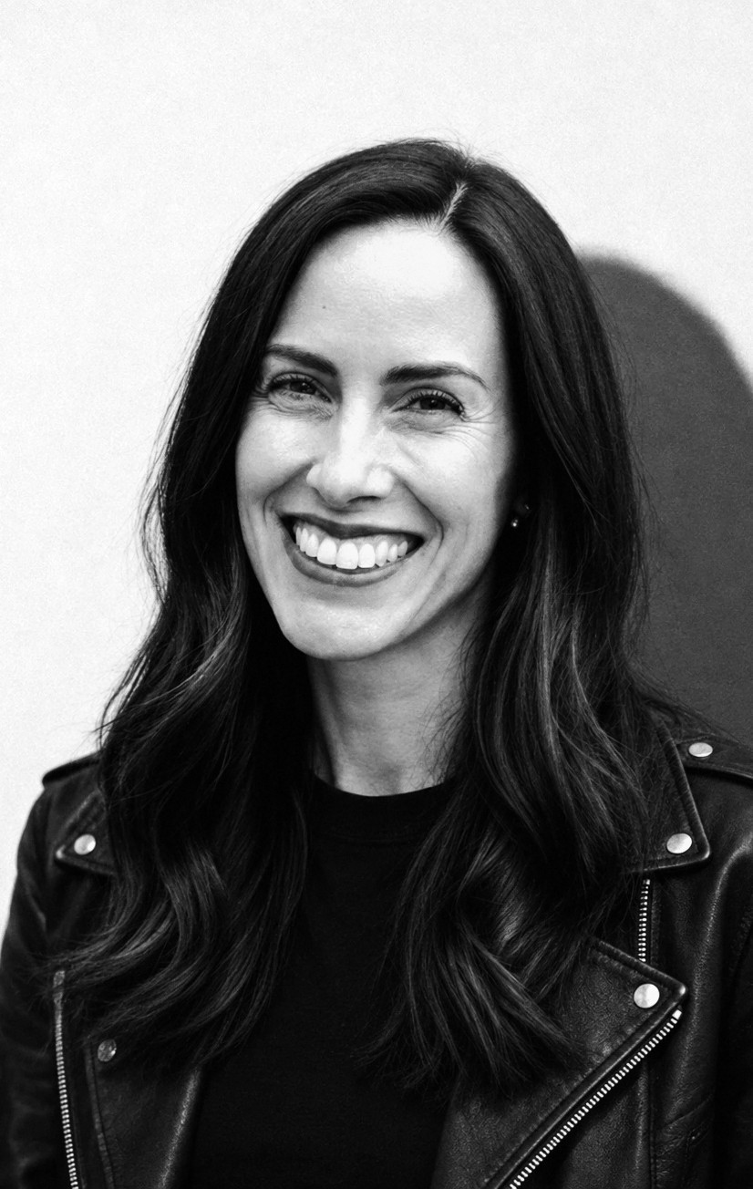Stefania Tardito, black and white portrait